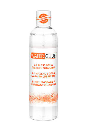Стимулюючий лубрикант і масажний гель 2 в1 WATERGLIDE GUARANA, 300 мл, фото 1