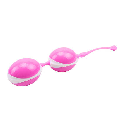 Вагінальні кульки-Chisa Geisha Lastic Double Balls II, Hi-Basic Pink, Рожевий, фото 3