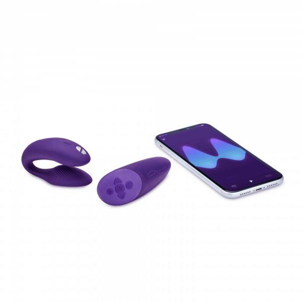 Вібромасажер для пар We-Vibe Chorus, Purple