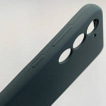 Чохол для Samsung Galaxy S23 Plus силікон кейс чохол з мікрофіброю на самсунг с23 плюс чорний r4e, фото 4