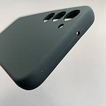 Чохол для Samsung Galaxy S23 Plus силікон кейс чохол з мікрофіброю на самсунг с23 плюс чорний r4e, фото 6