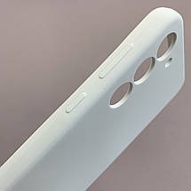 Чохол для Samsung Galaxy S23 Plus силікон кейс чохол з мікрофіброю на самсунг с23 плюс білий r4e, фото 4