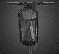 Сумка для велосипеда, балансувальна сумка на кермо електричного самоката 3L, кейс EVA+PU 28х14.5х12 см, фото 3
