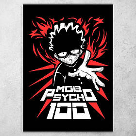 Аніме плакат постер "Моб Психо 100/ Mob Psycho 100" No39 А3