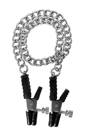 Затискачі на соски GP BLOCK BUSTERS NIPPLE CLAMPS, Сріблястий, фото 1