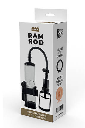 Вакуумна помпа для пеніса з вібрацією Dream Toys RAMROD VIBRATING PENIS PUMP, фото 3