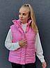 Жіночий демісезонна базова жилетка з плащівкина на утеплювачі екопух Gsa2502, фото 7