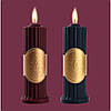 Свічка низькотемпературна червона Low temperature wax candle 150г, фото 9