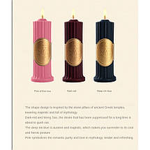 Свічка низькотемпературна червона Low temperature wax candle 150г, фото 6