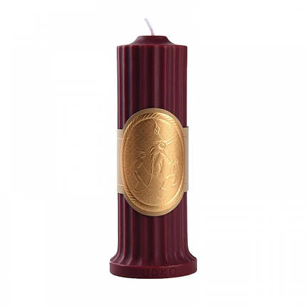 Свічка низькотемпературна червона Low temperature wax candle 150г, фото 1