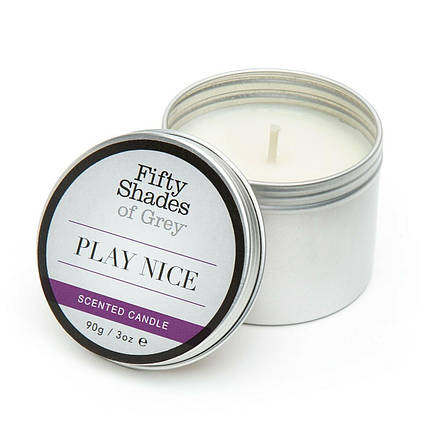Ароматична свічка Fifty Shades of Gray Nice Vanilla Candle з ароматом ванілі, 90 г, фото 1
