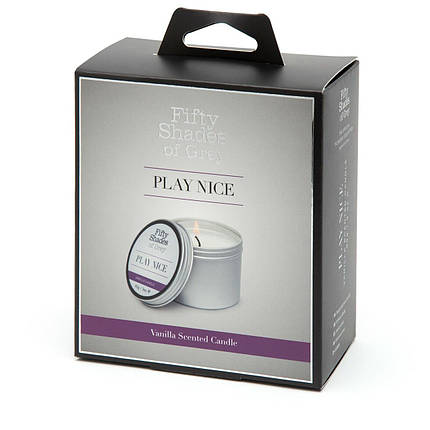 Ароматична свічка Fifty Shades of Gray Nice Vanilla Candle з ароматом ванілі, 90 г, фото 4