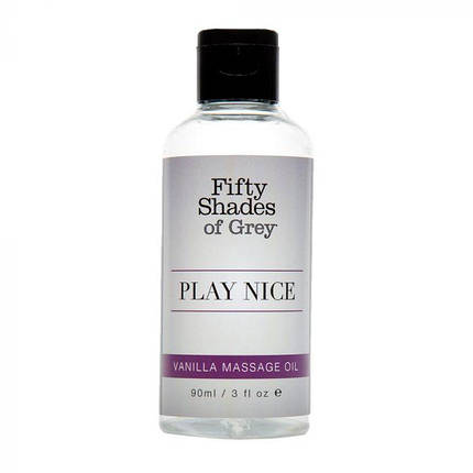Олія для масажу Fifty Shades of Grey Play Nice Vanilla Massage Oil, 90 мл, фото 1
