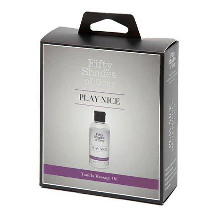 Олія для масажу Fifty Shades of Grey Play Nice Vanilla Massage Oil, 90 мл, фото 3