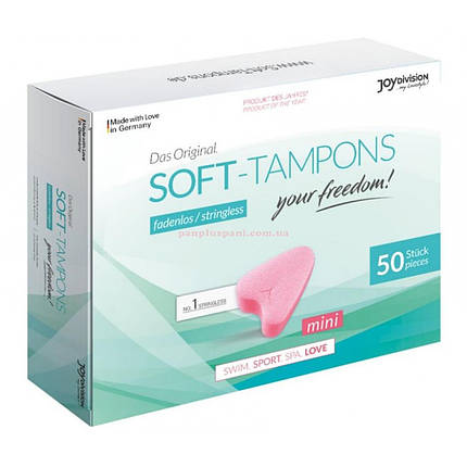 Tampon JoyDivision Soft Tampons Mini 1 pc, фото 2