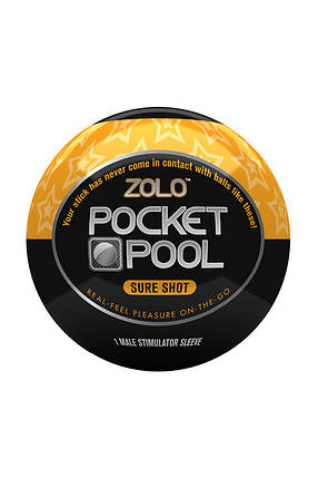 Мастурбатор ZOLO POCKET POOL SURE SHOT, фото 1