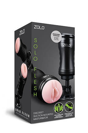 Мастурбатор у колбі вагіна ZOLO SOLO HANDSFREE MASTURBATOR, фото 3