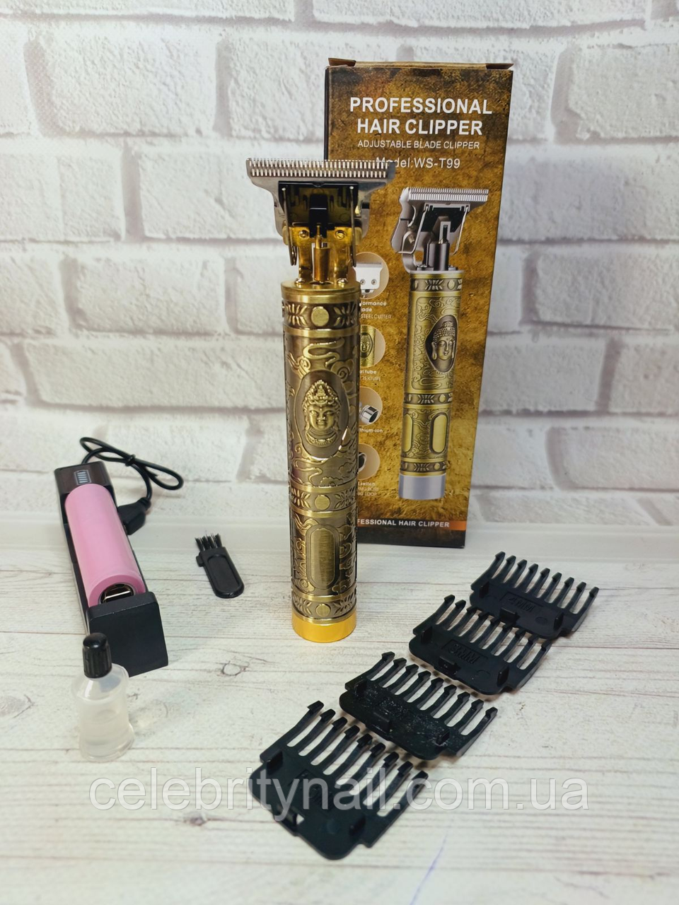 Тример Barber металевий, WS-T99 на акумуляторі