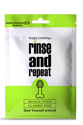 МАСТУРБАТОР ЯЙЦЕ HAPPY ENDING RINSE AND REPEAT WHACK PACK EGG, фото 3