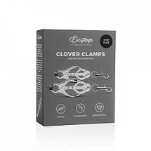 Затискачі для сосків EasyToys Clover Clamps With Clips, фото 5