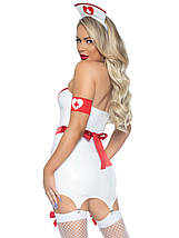 Костюм еротичної медсестри Leg Avenue ER Hottie, 4 предмети, розмір XS, фото 3