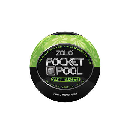 МАСТУРБАТОР ZOLO POCKET POOL STRAIGHT SHOOTER, фото 1