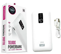 УМБ Павербанк 10000 Портативная батарея Power Bank 10000 mAh TX108 еТ