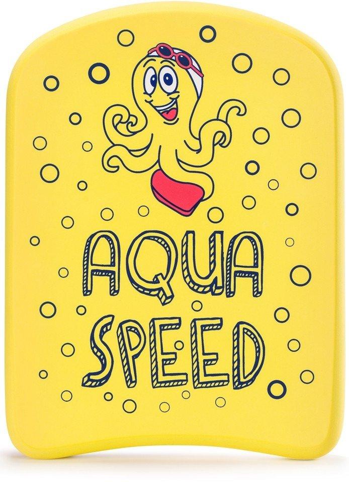 Дошка для плавання Aqua Speed ​​KIDDIE KICKBOARD Octopus 6897 жовтий дит 31x23x2,4cм