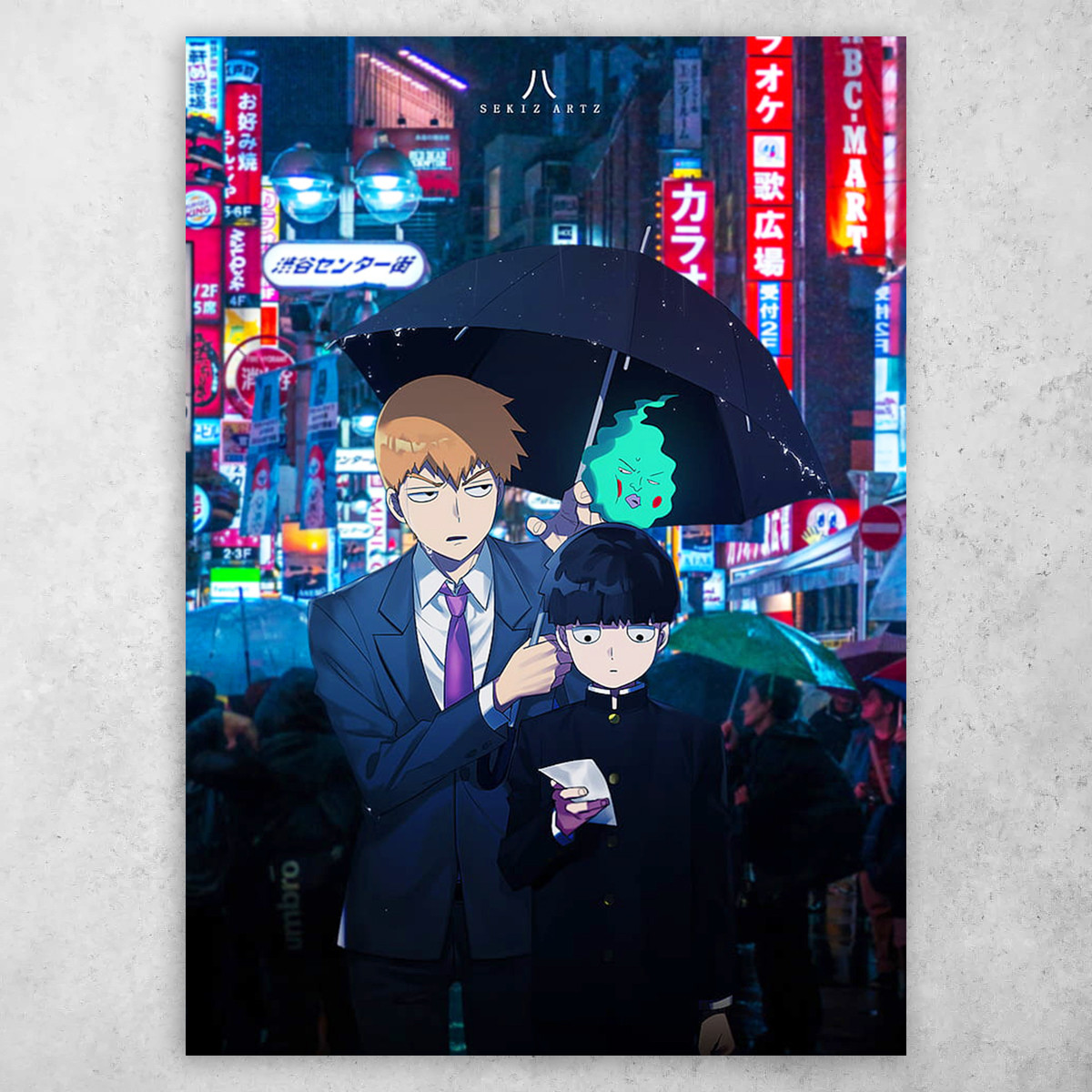 Аніме плакат постер "Моб-Вар'ят 100 / Mob Psycho 100" №50, фото 1