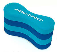 Колобашка для плавання Aqua Speed 4 LAYERS PULLBUOY 5640 синій Уні 23,5x8,5x13cм