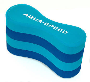 Колобашка для плавання Aqua Speed ​​4 LAYERS PULLBUOY 5640 синій Уні 23,5x8,5x13cм