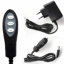 Масажна накидка на крісло з підігрівом Massage JB-616A 12/220V (LY57) і пультом, для дому та автомобіля, фото 6