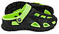 Крокси Aqua Speed ​​MIAMI 5388 чорний, зелений дит 25, фото 3