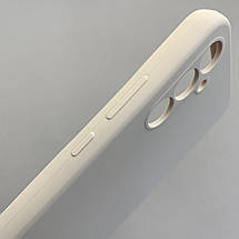Чохол для Samsung Galaxy A34 5G (A346E) силікон кейс чохол з мікрофіброю на самсунг а34 5г пудровий r4e, фото 4