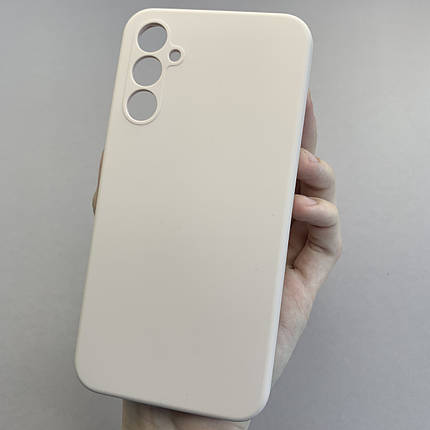 Чохол для Samsung Galaxy A34 5G (A346E) силікон кейс чохол з мікрофіброю на самсунг а34 5г пудровий r4e, фото 1