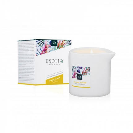 Свічка для масажу з ароматом іланг-ілангу Exotiq Massage Candle Ylang Ylang -, фото 1