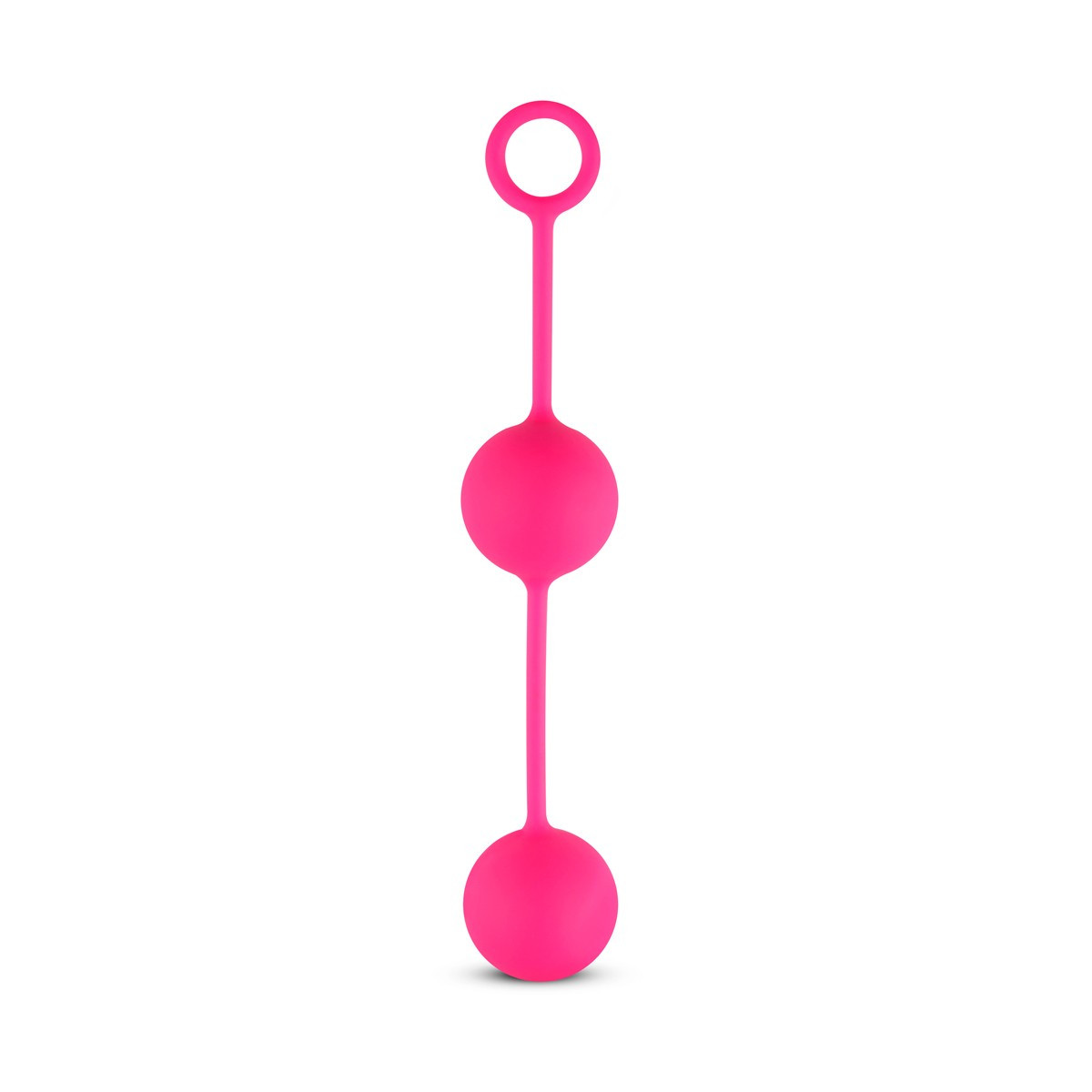 Вагінальні кульки зі зміщеним центром ваги Love Balls With Counterweight - Pink