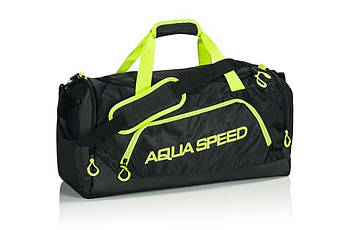 Сумка Aqua Speed DUFFEL BAG 6730 чорний, зелений Уні 55x26x30cм