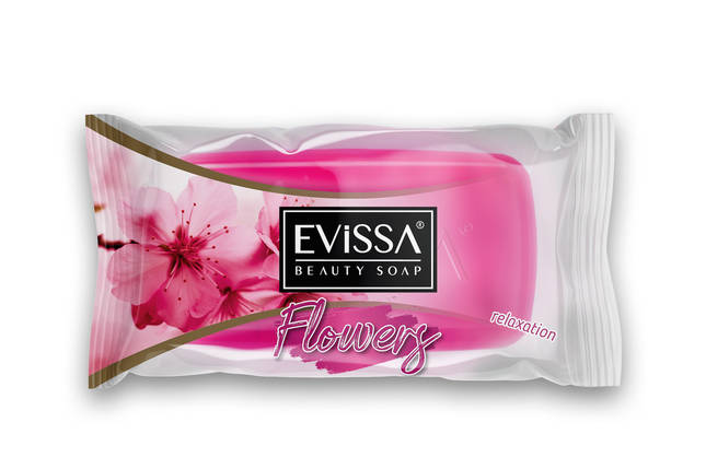 Мило туалетне EVISSA BEAUTY SOAP 75g FLOWERS, фото 1