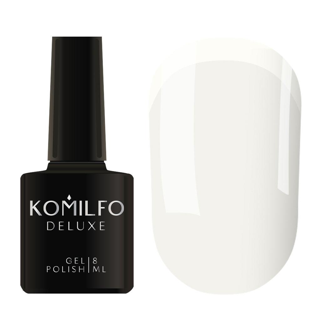 Гель-лак для нігтів Komilfo French Collection NoF009 молочний, емаль, для френчу, 8 мл