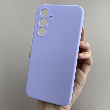 Чохол для Samsung Galaxy A54 5G (A546E) силікон кейс чохол з мікрофіброю на самсунг а54 5г бузковий r4e, фото 1