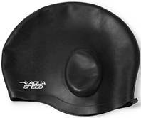 Шапочка для плавання Aqua Speed EAR CAP Comfort 9894 чорний OSFM