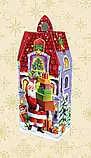 Новорічна подарункова коробка, Вежа різдвяна, Картонне паковання для цукерок опт, Дніпр, фото 3