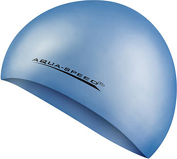 Шапка для плавання Aqua Speed MEGA 100-02 блакитний Уні OSFM