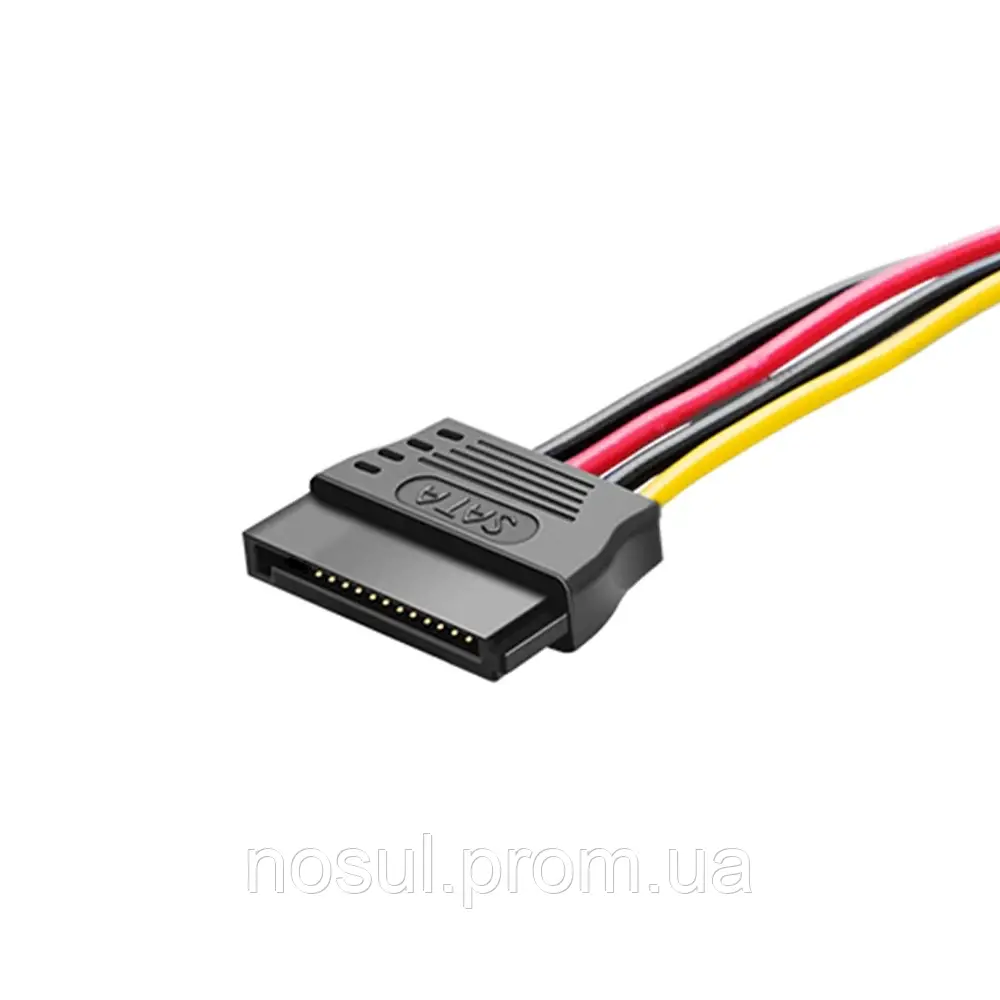 Переходник Molex IDE (4 pin) - SATA power (15 pin female мама) для подключения HDD SDD Кабель SATA Gembird ада - фото 4 - id-p6715546