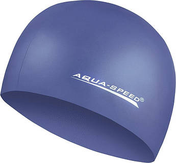 Шапка для плавання Aqua Speed MEGA 100-10 синій Уні OSFM