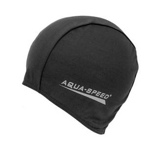 Шапка для плавання Aqua Speed POLYESTER CAP 5762 чорний Уні OSFM