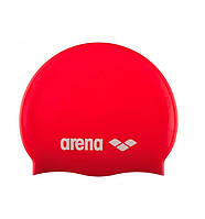 Шапка для плавання Arena CLASSIC SILICONE JR червоний Діт OSFM