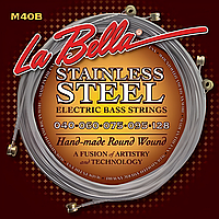 Струни для 5-струнної бас-гітари La Bella M40B Stainless Steel.040 .128