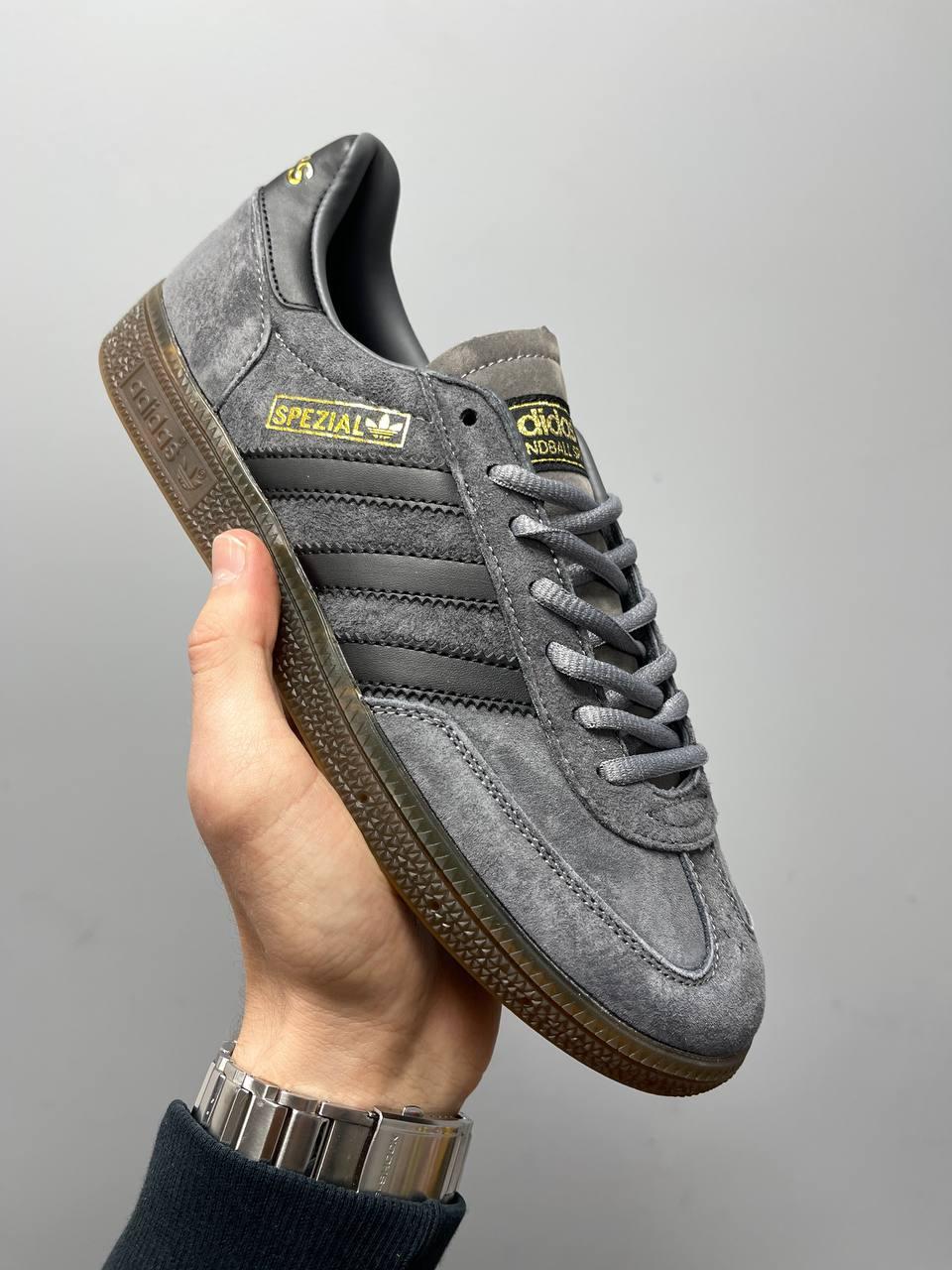 Чоловічі кросівки Adidas Spezial Grey (Сірі) Взуття Адідас Спеціал повсякденні замш шкіра текстиль В'єтнам